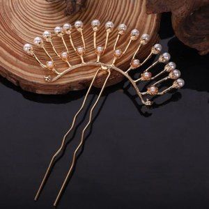 FAUX Pearl Decor Hair Pin